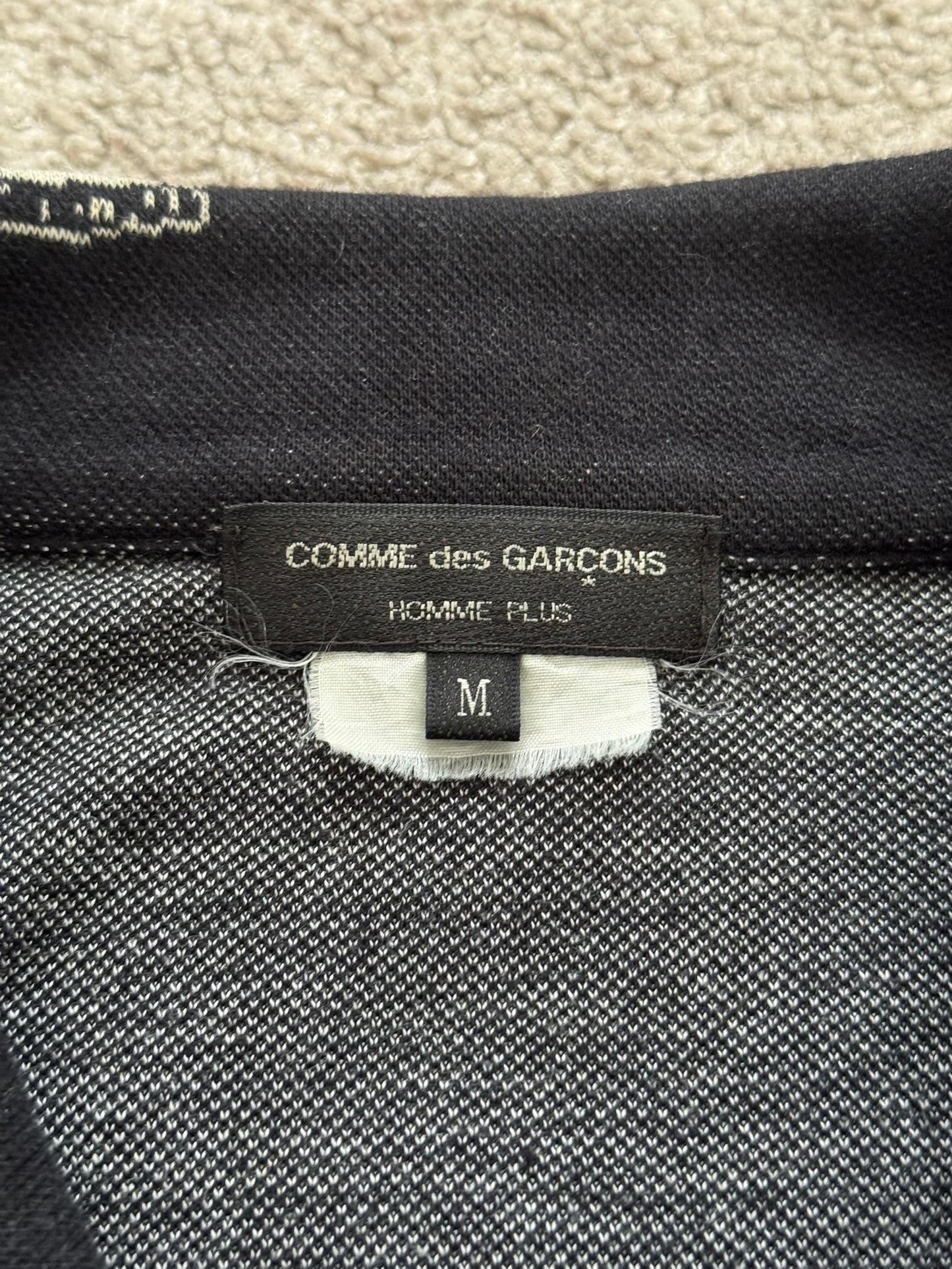 AW08 Comme Des Garcons Homme Plus x Jamie Reid Logo Bus Jacket