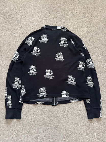 AW08 Comme Des Garcons Homme Plus x Jamie Reid Logo Bus Jacket