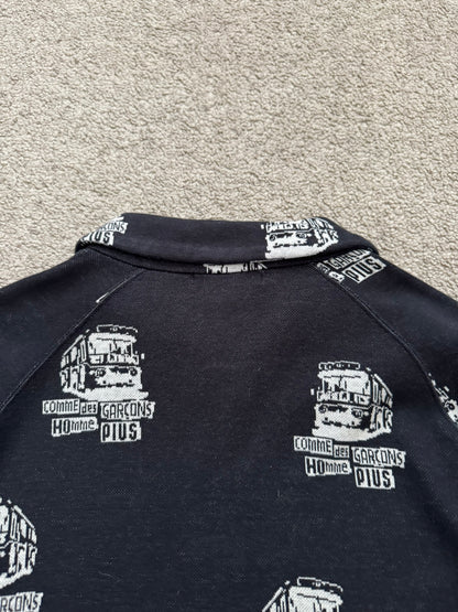 AW08 Comme Des Garcons Homme Plus x Jamie Reid Logo Bus Jacket