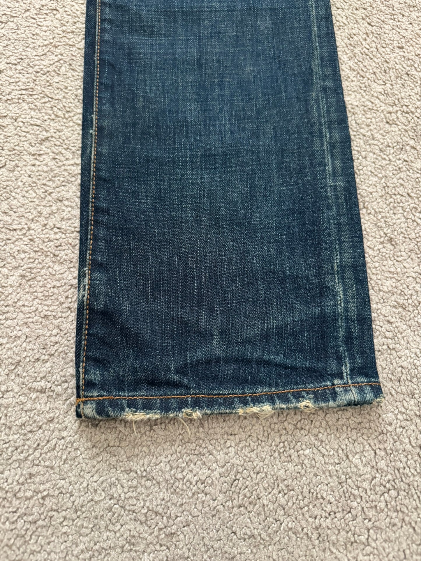 AW06 Dior Homme by Hedi Slimane Dust Wash Distressed Denim Jeans