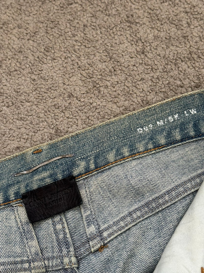 FW15 Saint Laurent by Hedi Slimane Mudwash Knee Slit D02 Denim Jeans