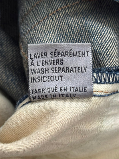 AW06 Dior Homme by Hedi Slimane Dust Wash Distressed Denim Jeans