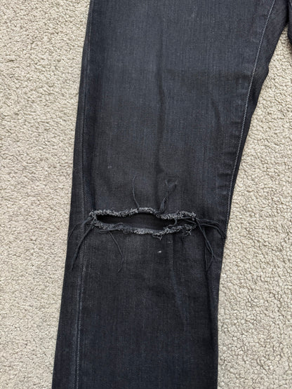 FW14 Saint Laurent by Hedi Slimane Knee Slit D02 Denim Jeans