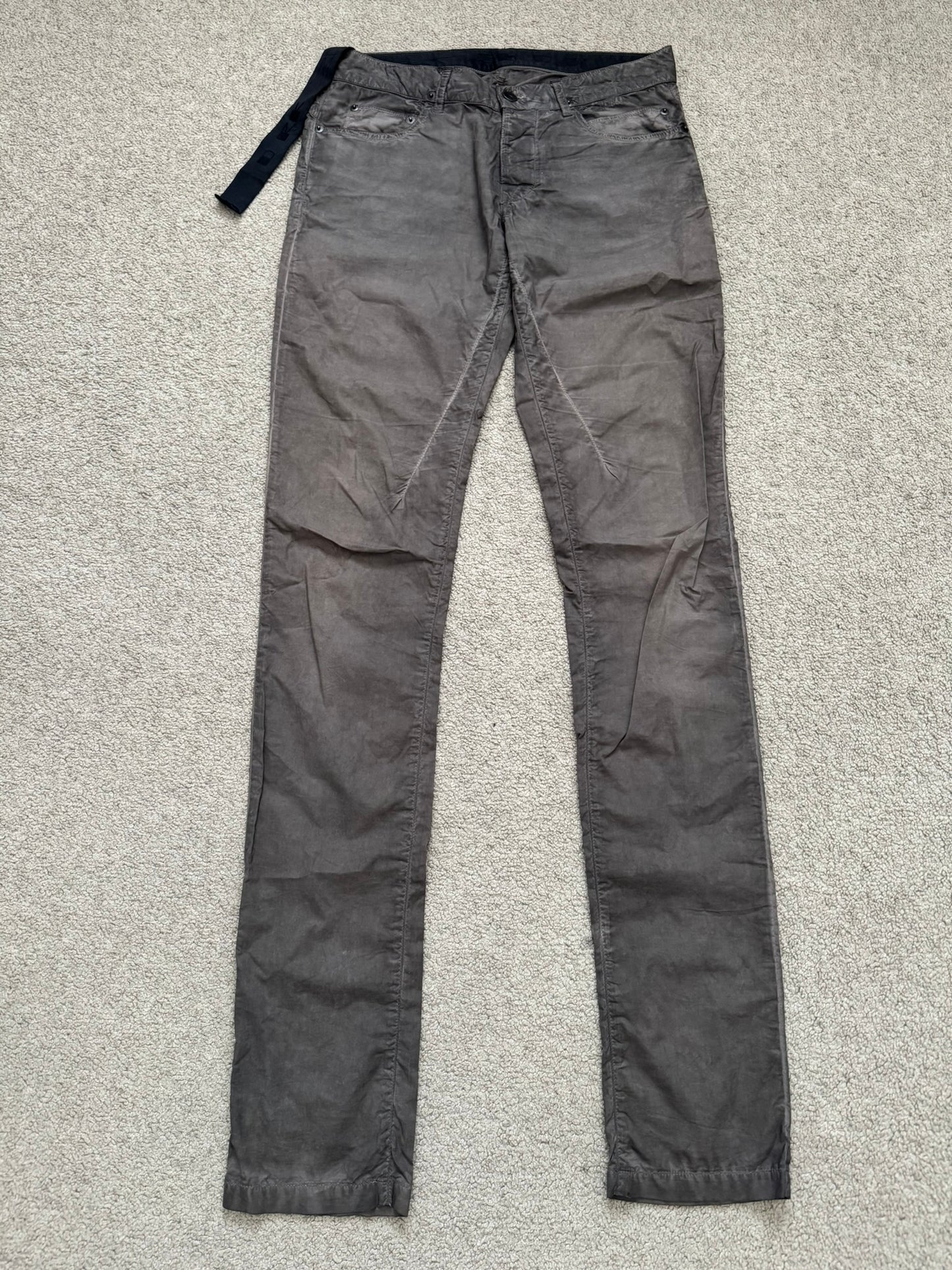 SS11 Rick Owens DRKSHDW Dark Dust Detroit Cut Poplin Pants