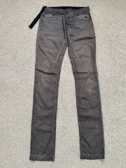 SS11 Rick Owens DRKSHDW Dark Dust Detroit Cut Poplin Pants