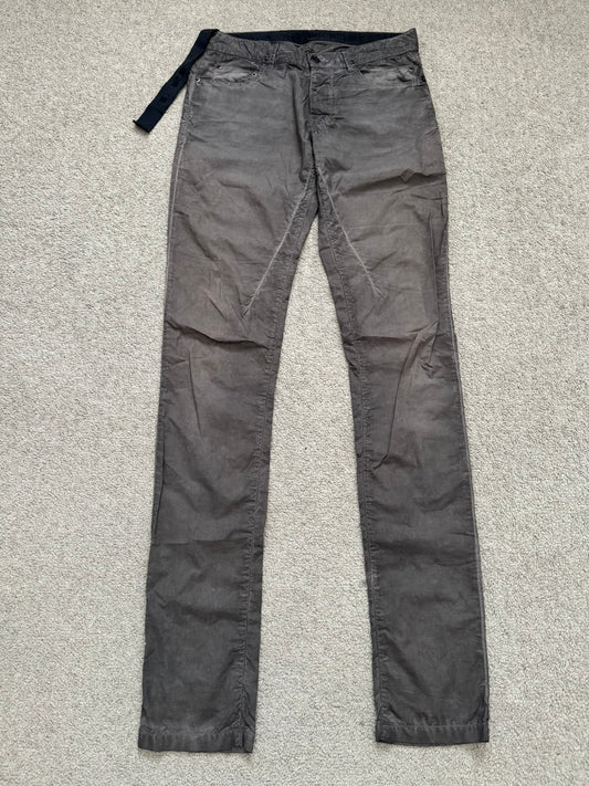 SS11 Rick Owens DRKSHDW Dark Dust Detroit Cut Poplin Pants