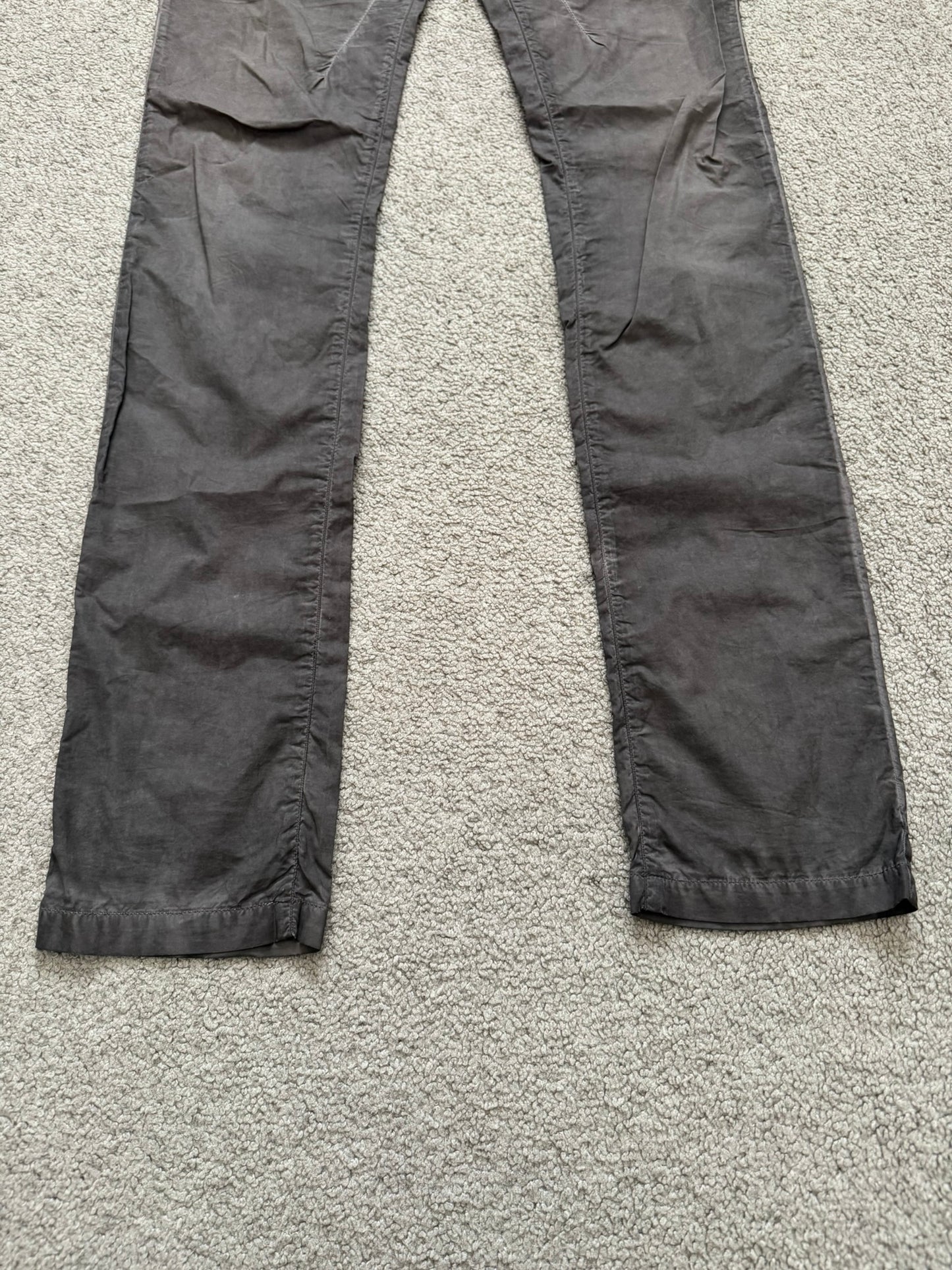 SS11 Rick Owens DRKSHDW Dark Dust Detroit Cut Poplin Pants