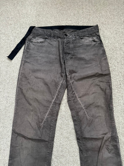 SS11 Rick Owens DRKSHDW Dark Dust Detroit Cut Poplin Pants