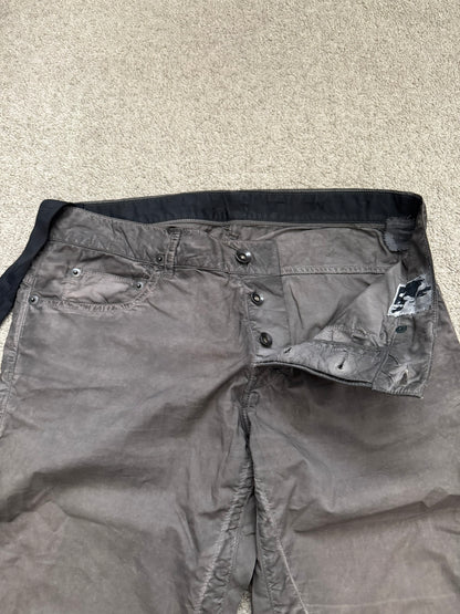 SS11 Rick Owens DRKSHDW Dark Dust Detroit Cut Poplin Pants