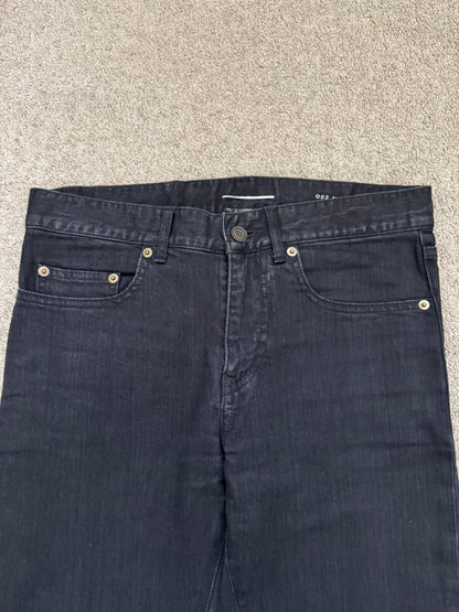 FW14 Saint Laurent by Hedi Slimane Knee Slit D02 Denim Jeans