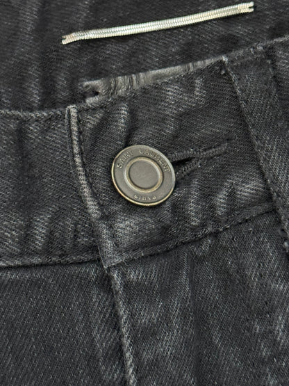 FW14 Saint Laurent by Hedi Slimane Knee Slit D02 Denim Jeans