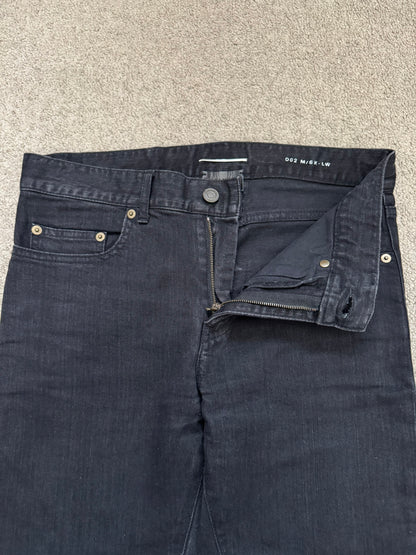 FW14 Saint Laurent by Hedi Slimane Knee Slit D02 Denim Jeans