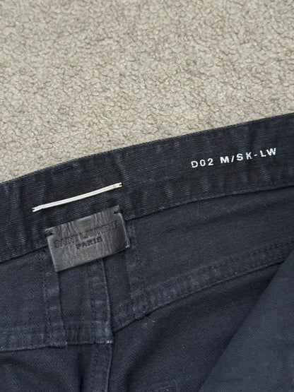 FW14 Saint Laurent by Hedi Slimane Knee Slit D02 Denim Jeans