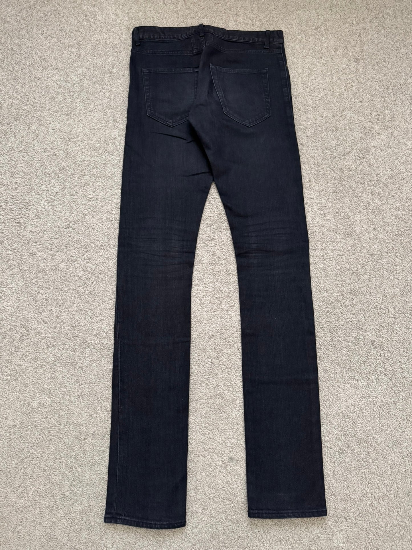 FW14 Saint Laurent by Hedi Slimane Knee Slit D02 Denim Jeans