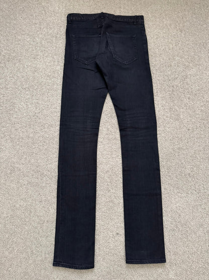 FW14 Saint Laurent by Hedi Slimane Knee Slit D02 Denim Jeans