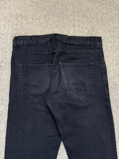FW14 Saint Laurent by Hedi Slimane Knee Slit D02 Denim Jeans