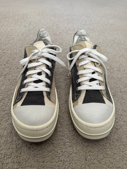 SS14 Rick Owens DRKSHDW "Vicious" Geo Camo Ramones Sneakers