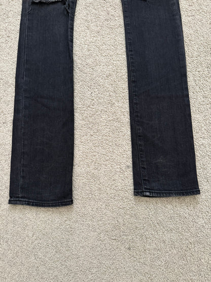 FW14 Saint Laurent by Hedi Slimane Knee Slit D02 Denim Jeans