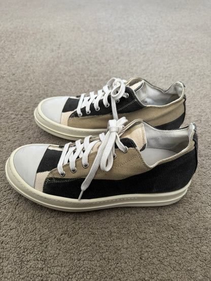 SS14 Rick Owens DRKSHDW "Vicious" Geo Camo Ramones Sneakers