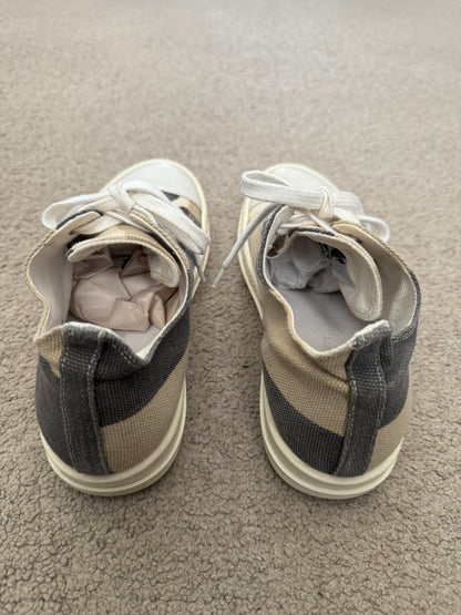 SS14 Rick Owens DRKSHDW "Vicious" Geo Camo Ramones Sneakers