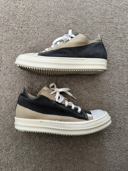 SS14 Rick Owens DRKSHDW "Vicious" Geo Camo Ramones Sneakers