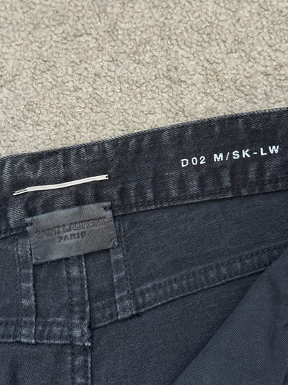 FW14 Saint Laurent by Hedi Slimane Knee Slit D02 Denim Jeans