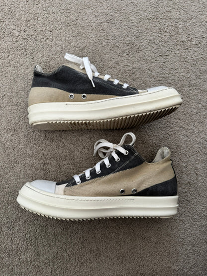 SS14 Rick Owens DRKSHDW "Vicious" Geo Camo Ramones Sneakers