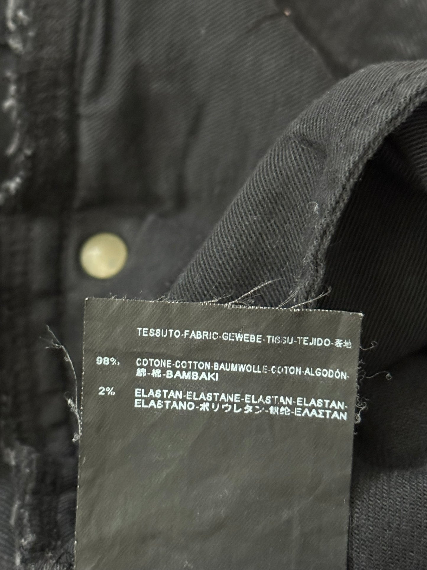 FW14 Saint Laurent by Hedi Slimane Knee Slit D02 Denim Jeans