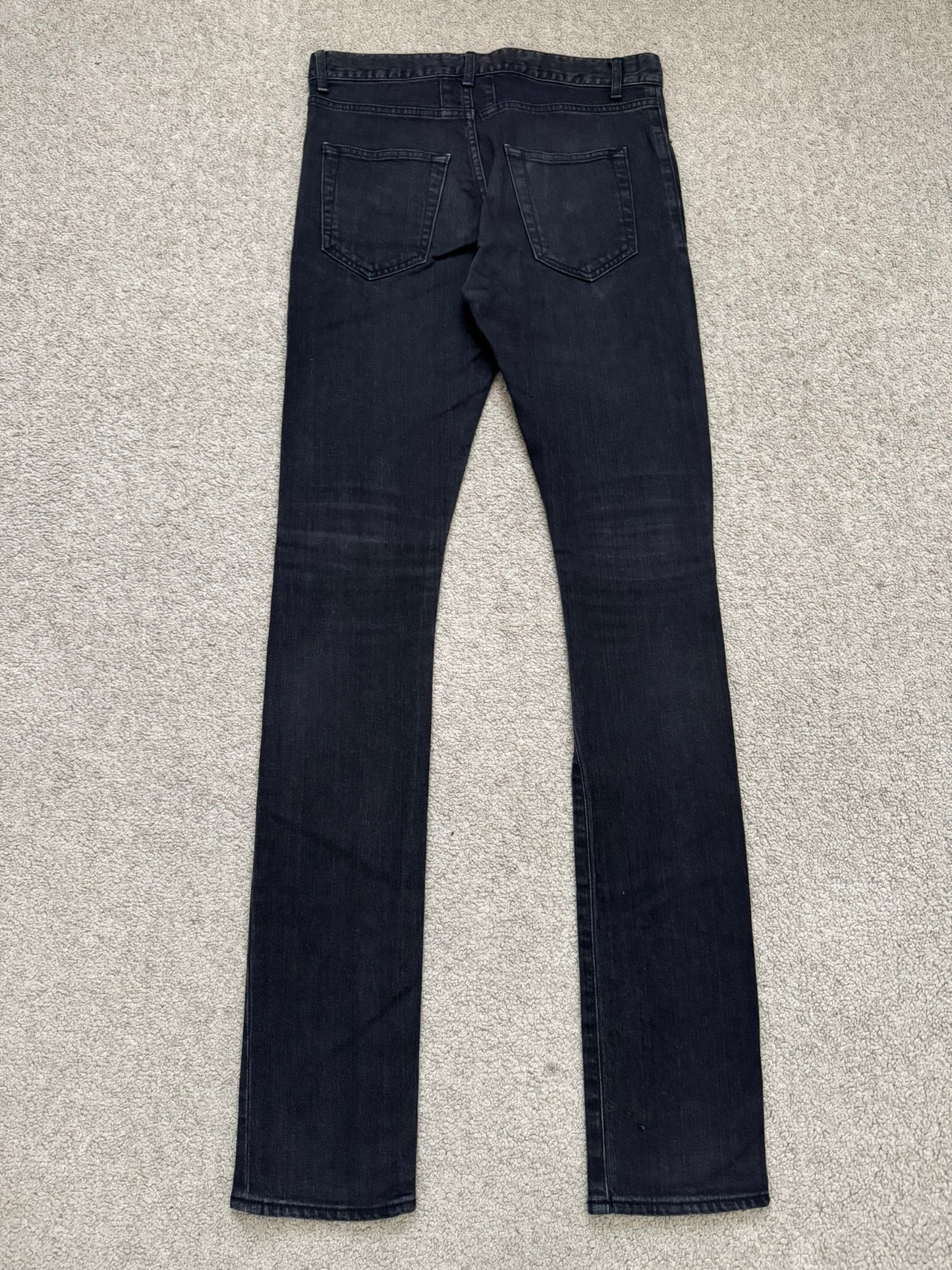 FW14 Saint Laurent by Hedi Slimane Knee Slit D02 Denim Jeans