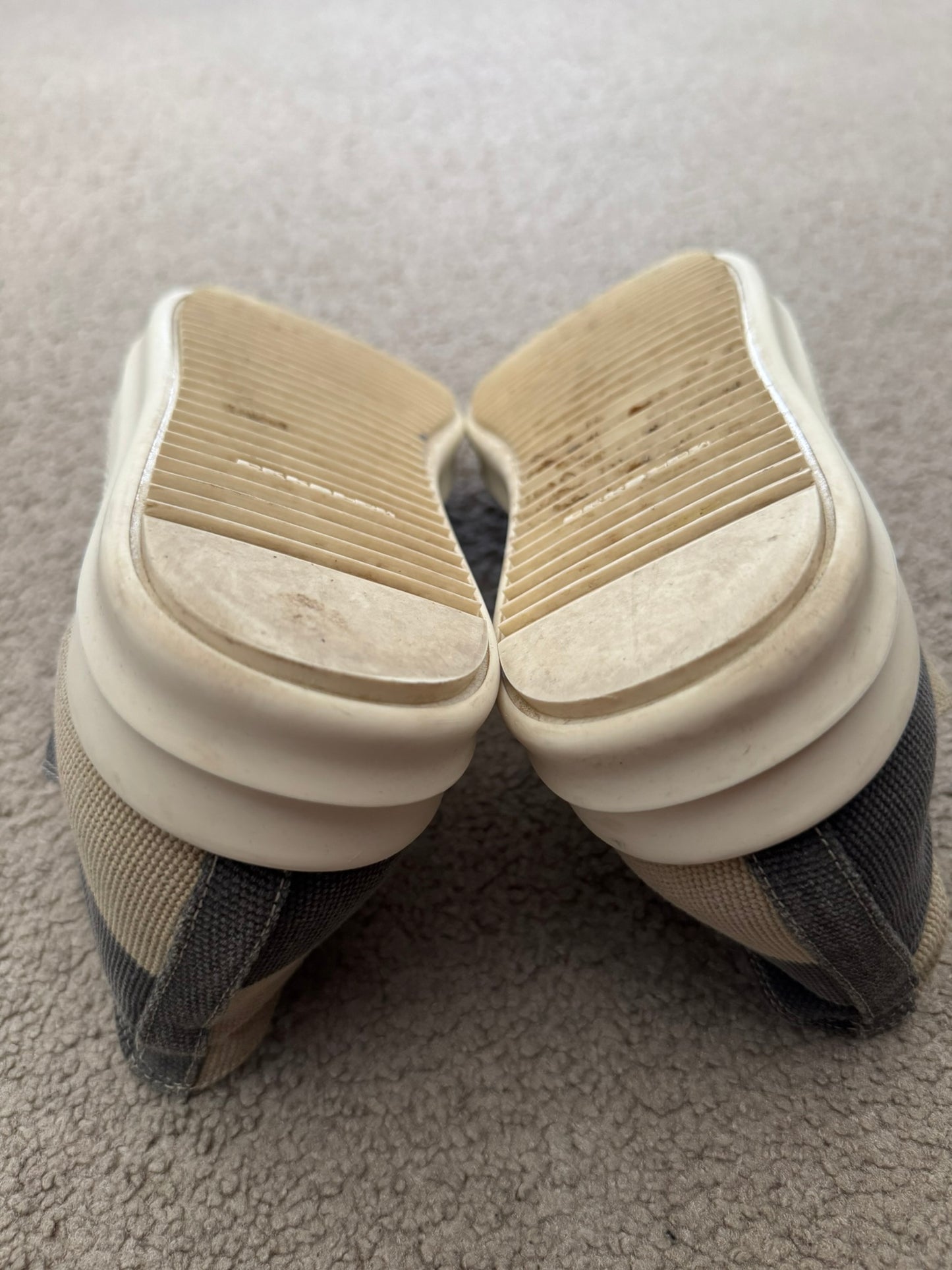 SS14 Rick Owens DRKSHDW "Vicious" Geo Camo Ramones Sneakers