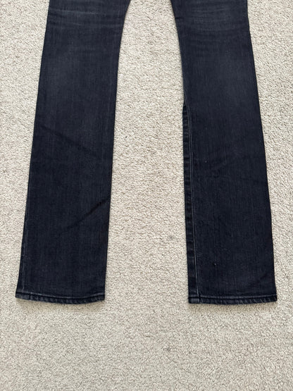 FW14 Saint Laurent by Hedi Slimane Knee Slit D02 Denim Jeans