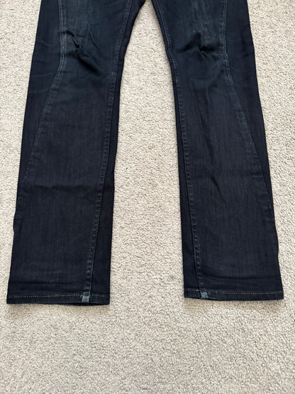 Mihara Yasuhiro Oil Wash Black Denim Jeans