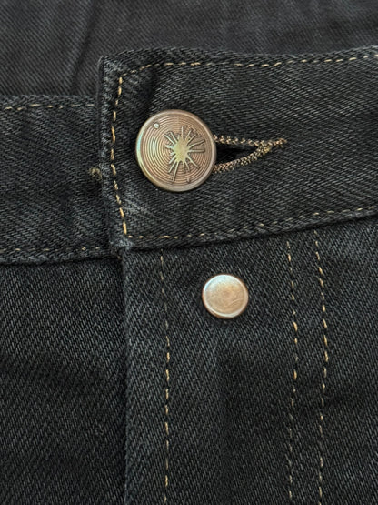 Mihara Yasuhiro Oil Wash Black Denim Jeans