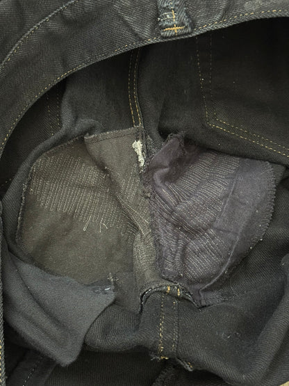 Mihara Yasuhiro Oil Wash Black Denim Jeans