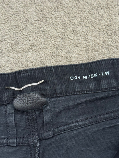 FW13 Saint Laurent by Hedi Slimane Biker Zip Knee D04 Denim Jeans