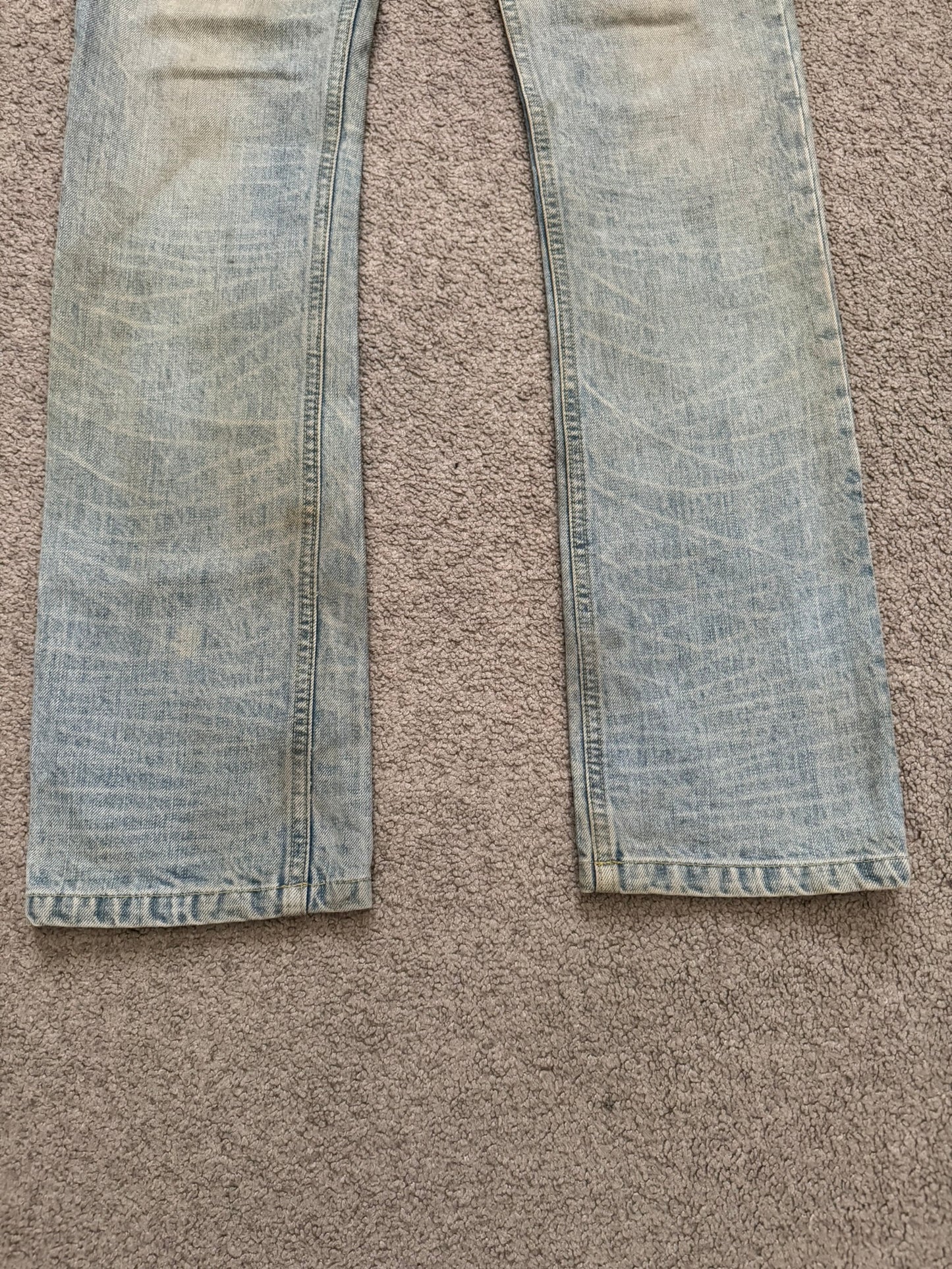 Lad Musician Light Mudwash Bootcut Flared Denim Jeans