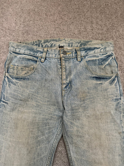 Lad Musician Light Mudwash Bootcut Flared Denim Jeans