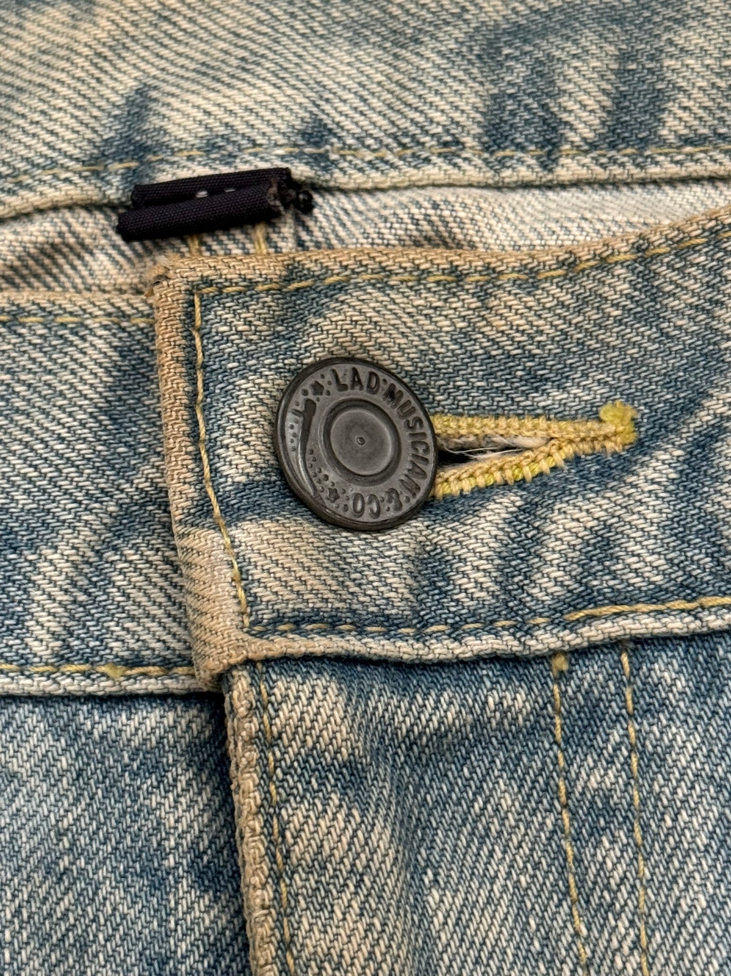 Lad Musician Light Mudwash Bootcut Flared Denim Jeans
