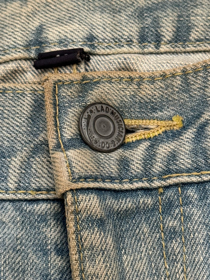 Lad Musician Light Mudwash Bootcut Flared Denim Jeans