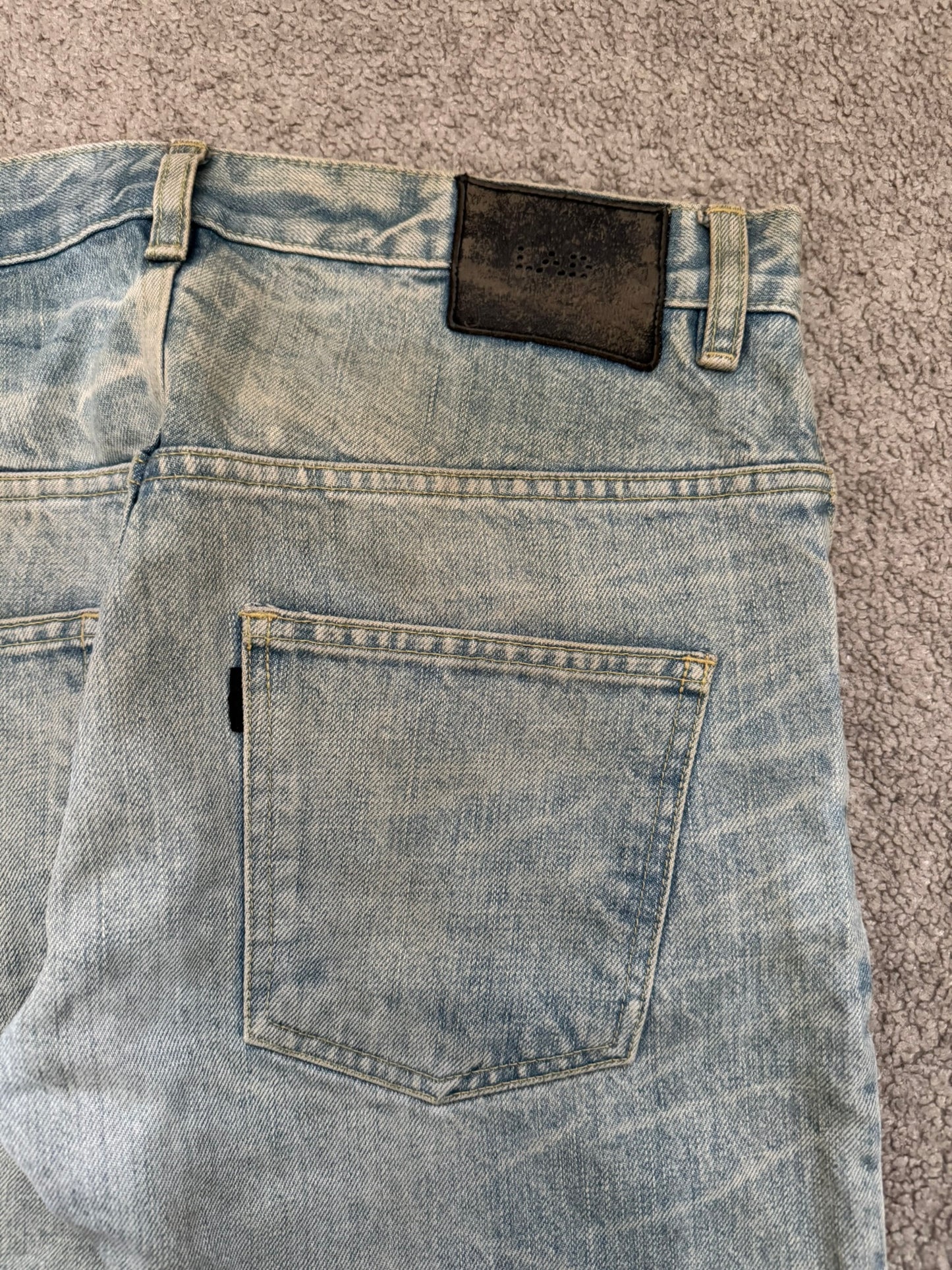 Lad Musician Light Mudwash Bootcut Flared Denim Jeans