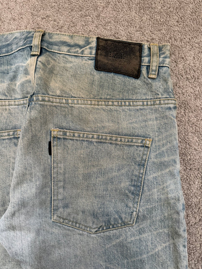 Lad Musician Light Mudwash Bootcut Flared Denim Jeans