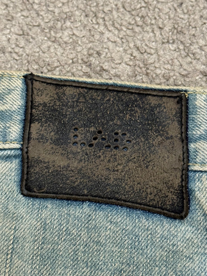 Lad Musician Light Mudwash Bootcut Flared Denim Jeans