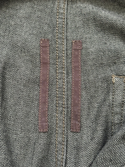 FW15 Rick Owens DRKSHDW Black Selvedge Aircut Denim Jeans