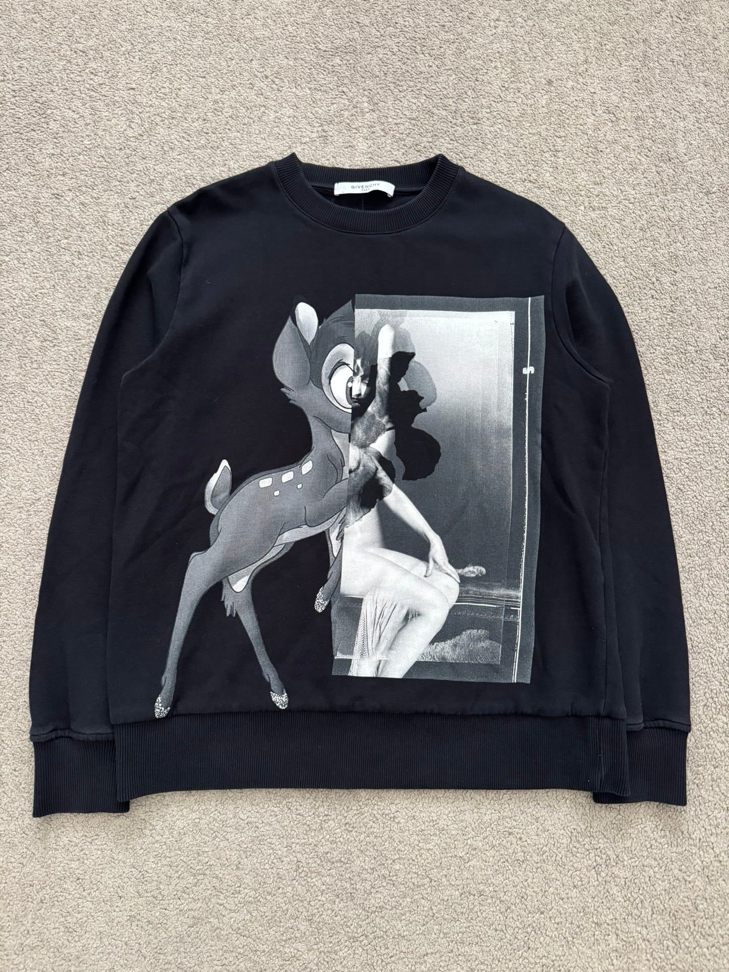 SS17 Givenchy by Riccardo Tisci Bambi Crewneck Sweatshirt
