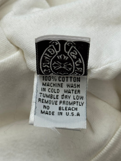 Vintage Chrome Hearts Cross Logo White Thermal Beanie