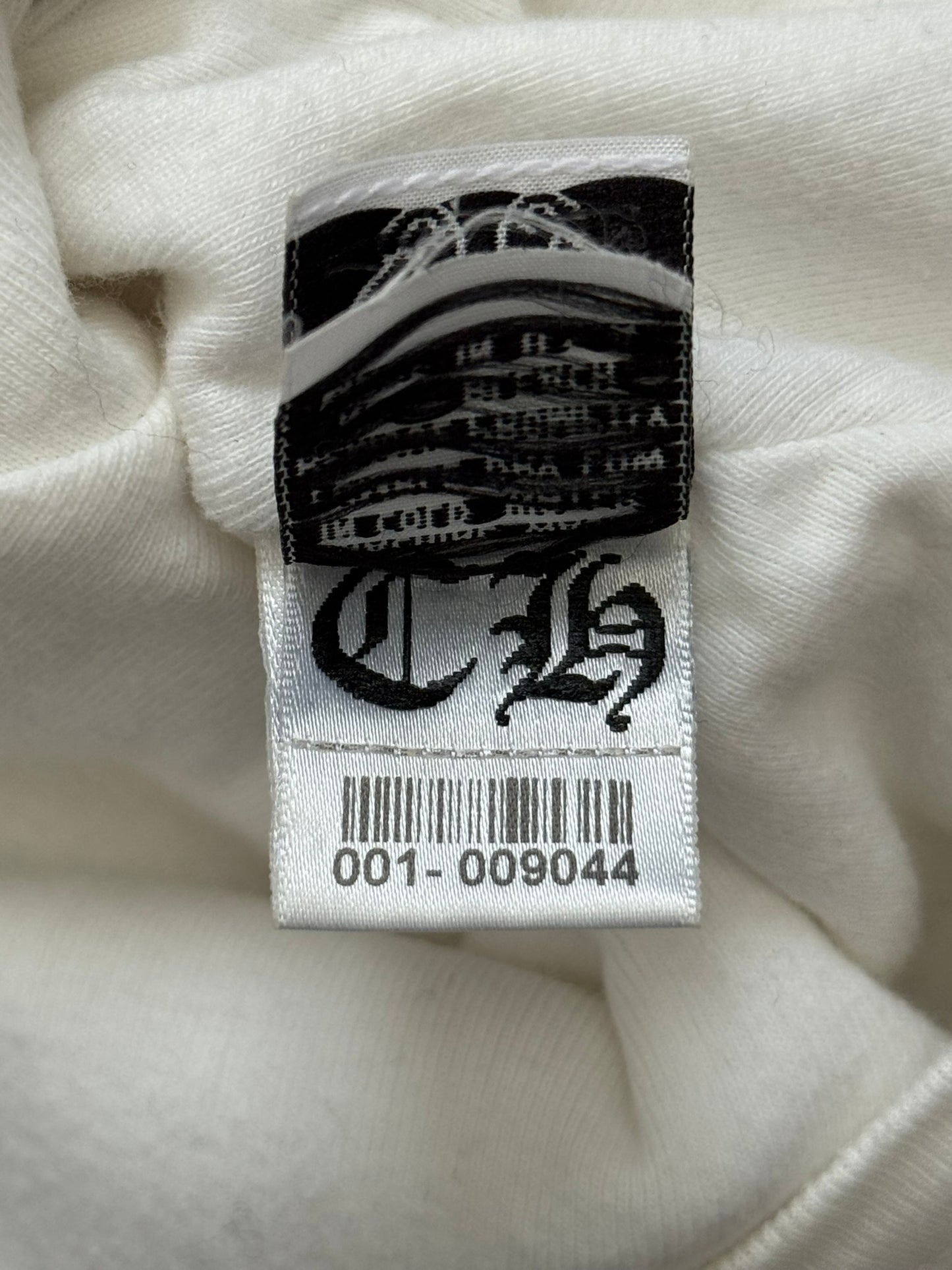 Vintage Chrome Hearts Cross Logo White Thermal Beanie