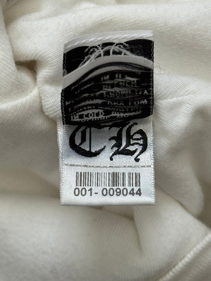 Vintage Chrome Hearts Cross Logo White Thermal Beanie