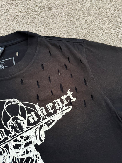 AW07 Number (N)ine "Thread A Heart" Distressed T Shirt