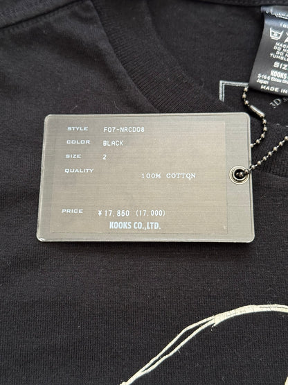 AW07 Number (N)ine "Thread A Heart" Distressed T Shirt