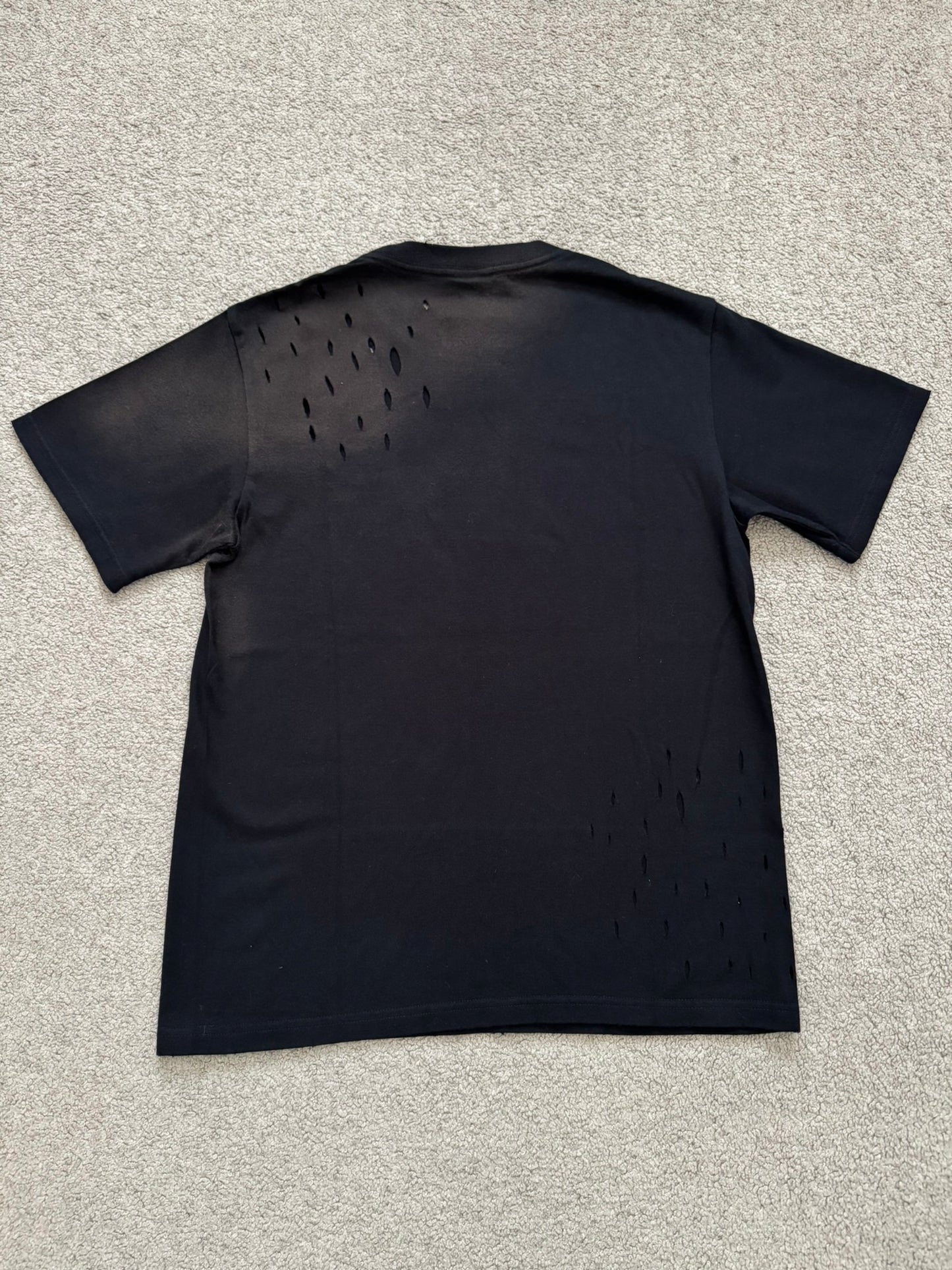 AW07 Number (N)ine "Thread A Heart" Distressed T Shirt
